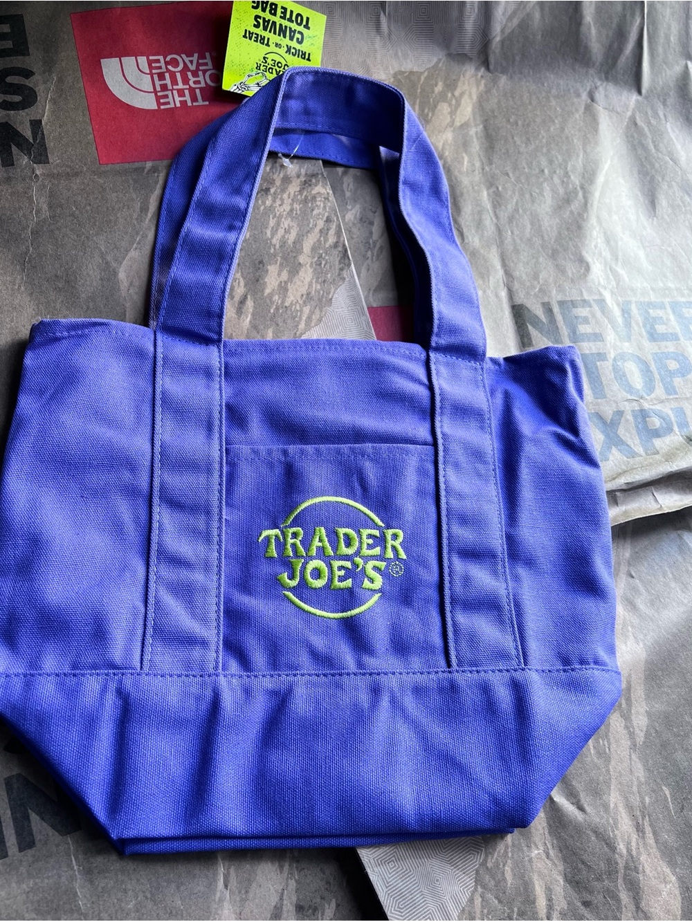 NWT Trader Joe’s Trick-or-Treat Mini Canvas Tote Bag